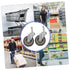 2pcs Vaguelly Sturdy Shopping Cart Replacement Wheels for Wheel Replacement Rolling Cart