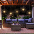 4 800LED 8 Dimmable Pcs Solar Starburst Sphere Lights,Firework Light Remote Control Timer Modes Waterproof Hanging