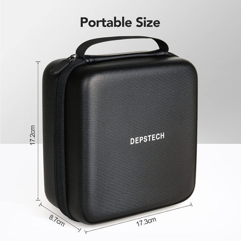 DEPSTECH Original Endoscope Case, Large-Capacity Hardshell Bag for WiFi & USB Scope Cameras, Black