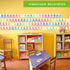 Number Line Bulletin Board Border Rainbow -20 to 100 Classroom Decoration 36ft Roll