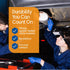 4.5 Inspire Cobalt Blue Nitrile Disposable Gloves | Nitrile Safety Medical Exam Cooking Cleaning Disposable Gloves