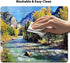 Wknoon Summer Natural Landscape Mountains of Colorado with Forest and River Foliage Idyllic Photo Mouse Pad