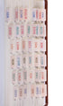 DiverseBee Laminated Bible Tabs, Large Print Easy to Apply Bible Index Tabs for Old and New Testament, 72 Tabs