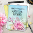 NobleWorks Jumbo Get Well Greeting Card (8.5 x 11 Inch) - Beautiful Feel Better Soon Group Notecard - Get Well Florals