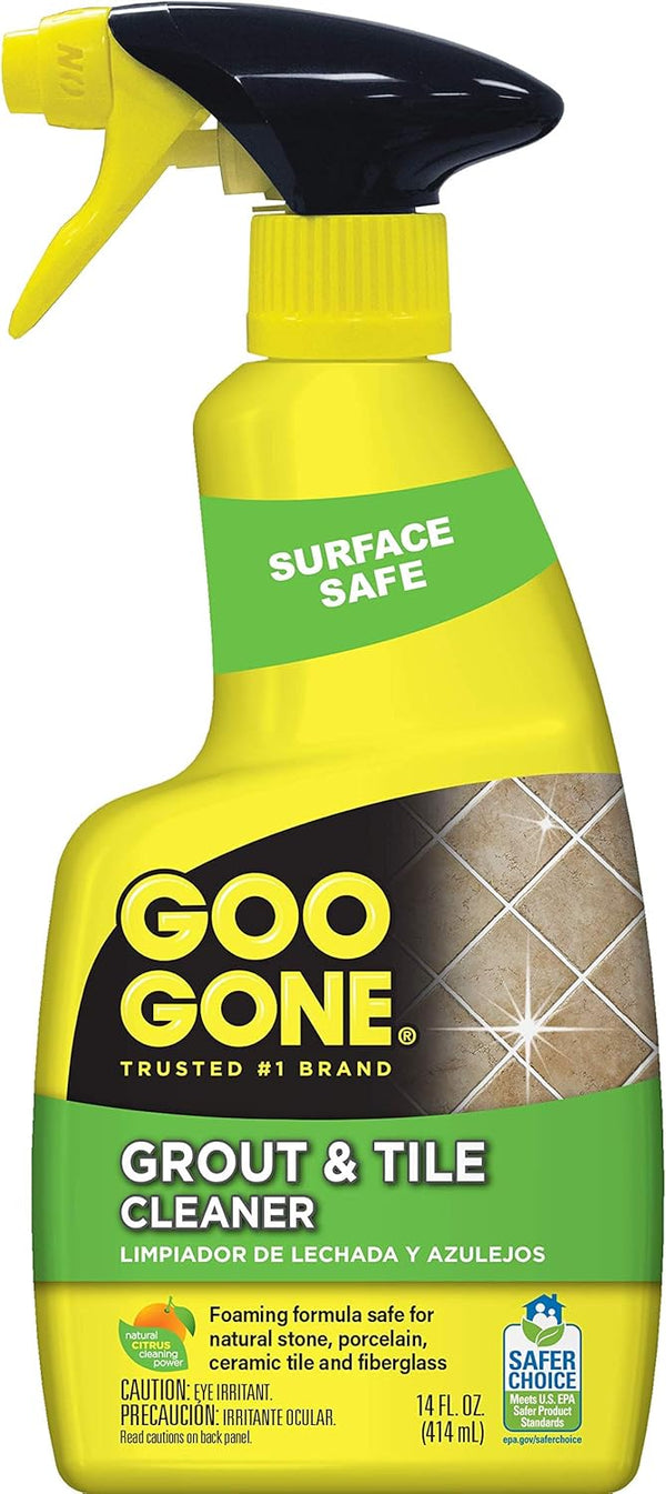 Goo Gone Grout & Tile Cleaner - Stain Remover - 14 Fl.