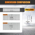 P612 9,000 PCS/BOX Headless Pin Nails, 23 Gauge 1/2'' (12mm) Stainless Steel Fasteners for Pneumatic Nail Gun