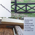 4 4" 4" 90 100x100mm Pcs Black L Bracket Corner Braces Stainless Steel x Shelf Bracket for Wood, Shelves, Furniture