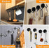 MIKEDE Magnetic Hooks, 25Lbs+ Heavy Duty Earth Magnets with Hook for Refrigerator, Strong Neodymium Magnetic Hooks for