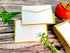 White pearlescent paper envelopes.Dimensions are 3.5 x 5.1. With gold border decoration, luxurious and fashionable. Suitable for wedding and party invitations.(50, 3.5"X5.1”) by CHIJIANLAN