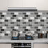 10-Sheet Kitchen,12"x12" URCOLOR Subway Tile Peel and Stick Backsplash for Self Adhesive Wall Tiles Sticker on Back