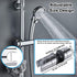 xlehoely 18-25MM O.D.,360 Shower Head Holder for Slide Bar,Adjustable Shower Bracket Holder for Slide Bar Slider Clamp