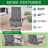 Chair,L,A32 CRFATOP Stretch Computer Office Chair Cover with Durable Zipper Universal Rotating Chair Desk Chair Cover