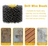 Abrasive Nylon Wire Drawing Wheel Drum Brushes, 320 Grit 120x100mm Polishing Brush
