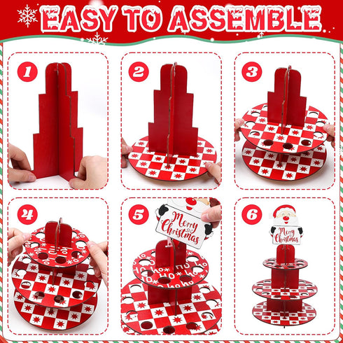 CCINEE Christmas Money Holders for Cash Gift, Creative Santa Claus Wooden Money Dispenser for Xmas Give Money Gifts