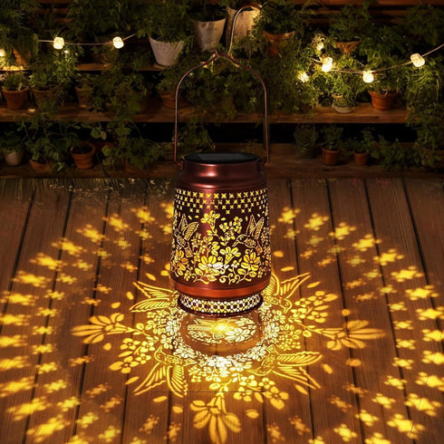 UDouliuy Hummingbird Hummingbird Solar Lantern Hanging Solar Lights for Outside Garden Decor Birthday Gifts for Grandma