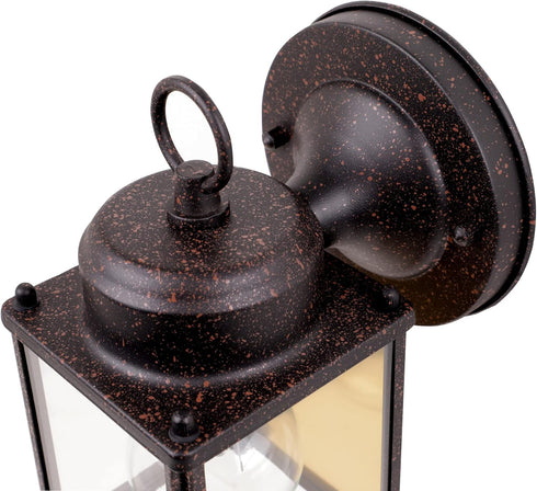 Designers Fountain 1161-RP Porch Outdoor Wall Lantern Sconce, Rust Patina, 8in H