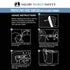 (Pack 25) TCP Global Salon World Safety Face Shields with Black Glasses Frames of - Ultra Clear Protective Full Face