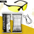 voltX 'CONSTRUCTOR' BIFOCAL Reading Safety Glasses, YELLOW +1.5 Dioptre, ANSI Z87.1+ & CE EN166F Certified