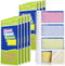 Sinmoe 10 Pcs Spiral Bound Phone Message Book - 5-1/2" x 11" Colorful Carbonless Phone Message Pads for Office
