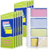 Sinmoe 10 Pcs Spiral Bound Phone Message Book - 5-1/2" x 11" Colorful Carbonless Phone Message Pads for Office