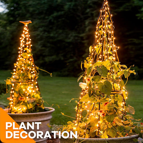 10 200 Strands LED Firefly Bunch Lights, Waterproof, Plug in String Lights for Waterfall Vine String Lights Watering