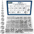 Vifmy 2 in 1 SAE & Metric Hex Nut Assortment Kit(510pcs),2#56 4#40 6#32
