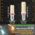 E14 T6 C7 Bulb 6W AC120V 2700K 700lm 60W E14 Bulb Bulb Lamp,Non-Dimmable, 3 Pack LED Light Warm White Equivalent