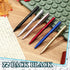 Teling 72 Pcs Mini Ballpoint Pens, 4 Inch Short Bulk Pens for Notebook and Signature Notepads