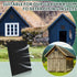 2pcs Attic Vents, Gable Vents Aluminum Wall Vent with Screen Mesh, Square Vent Louver for Exterior Door House Attic