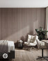 1pc WVH Luxury American Walnut Acoustic Slat Wood Wall Panel Sample, Premium Finish, Interior Decor for Walls