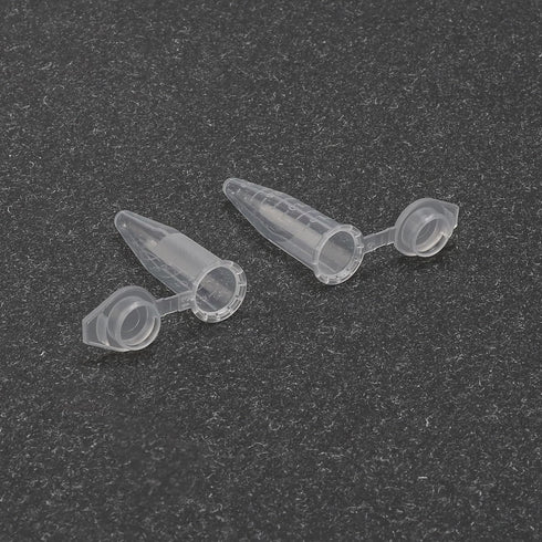 1.5ml Centrifuge Tubes with Snap Cap Bottom Tip, Clear Plastic Test Tube Vials, Pack of 500