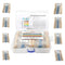 3120pcs 156 Values Metal Film Resistor Kit, Minidodoca 1 Ohm-10M Ohm, 1/4W ±1% Tolerance Fixed Resistors for DIY