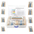 3120pcs 156 Values Metal Film Resistor Kit, Minidodoca 1 Ohm-10M Ohm, 1/4W ±1% Tolerance Fixed Resistors for DIY