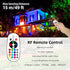 Vamnee 12W 120V 2 Pack Christmas Spotlights Outdoor, RGB Color Changing Landscape Lighting Waterproof Spotlight