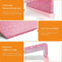 Beego Ergonomic Computer Keyboard Stand - Glitter Pink Acrylic Keyboard Riser Tilted Keyboard Holder Keyboard Tray