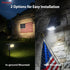 3 IP65, Solar Lights Outdoor Waterproof, Lighting Modes Solar Spot Lights Outdoor, LED Solar Spotlights, Ultra Bright