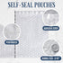 Self Seal Bubble Pouches - ALTERNIUM Bubble Bags for Packing, 50pcs, 7.5x8 Inch Cushioning Wrap