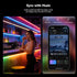 5V Lights,3M 6.56ft MIWISE USB COB LED Strip Lights,RGB Smart IC LED Strip with App Control,Bluetooth Addressable Music