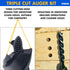 3/4-Inch x 7-1/2-Inch Triple-Cut Black Auger Drill Bit for Wood, Precision Drilling for Carpentry Projects