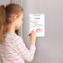 Dry Erase Magnetic To Do List for Fridge, 5.5x8 Small Daily Planner, Magnet White Board, Lined
