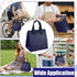 Lyksgir 50 Frozen 9.45 6 9.45 Inches(Deep Pcs Insulated Take Away Bags Bulk, Disposable Cooler Bag, Insulated Take Out