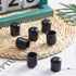7/8 Inch Protectors(36 Pcs,Black,7/8in) Jetec Folding Chair Leg Caps Heavy-Duty Plastic Chair End Caps Non-marring