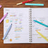 Mr. Pen Aesthetic Highlighters and Pens, 12 Pack, Assorted Color, No Bleed Bible Highlighters and Pens