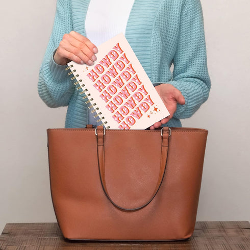 Studio Oh! Medium Spiral Notebook 5.75" x 8.75", Aesthetic Notebook for School, 160 Page Lined Paper, Back to School