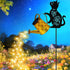 Solar Watering Can Lights, Cat Hanging Lantern Solar Lights Outdoor, Cat Lover