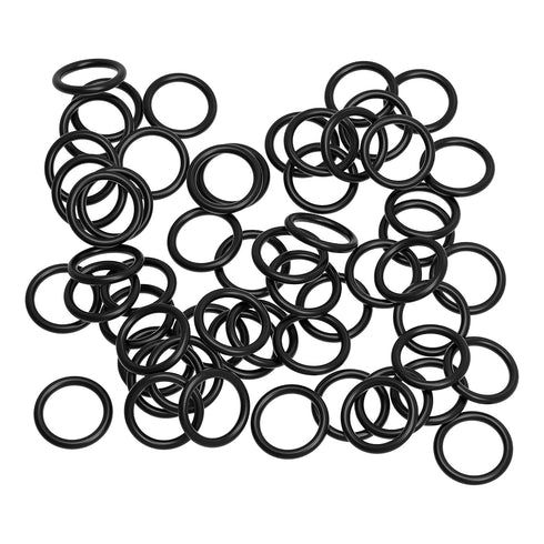 50 PCS Nitrile Rubber O Ring 11mm OD 8mm ID 1.5mm Width, Metric Buna-N NBR Sealing Gasket
