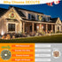 300LED 105FT 8 Decute Christmas String Lights Outdoor Waterproof UL Certified with End-to-End Plug Modes, Warm White