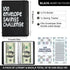 APMFHO 100 $10,000 $5,050, Days Money Saving Challenge Coin Envelope Budgetstorage Book, Money Saving Binder, Easy