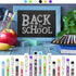 Woanger 72 Pcs Welcome Back to School Pencils, Fun Kindergarten Mini Pencils with Erasers for Kids