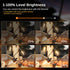 48FT, 15 Bulbs Warmlight East Oak Outdoor String Lights LED Patio String Lights Waterproof with Shatterproof Vintage